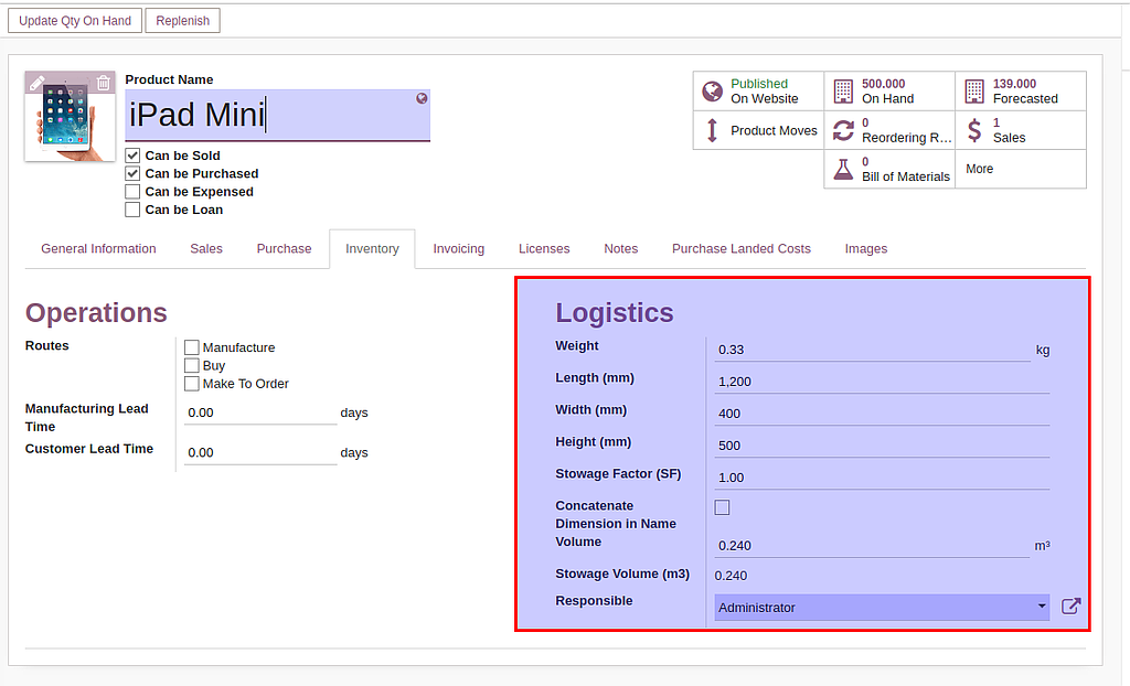 Product Dimensions