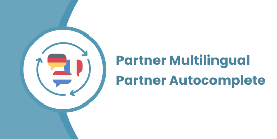 Partner Multiligual Partner Autocomplete