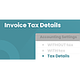 Invoice Tax Details