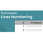 Purchases Lines Numbering